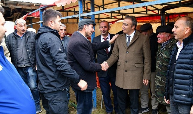 Vali Çiçek, Ölçek köyünü ziyaret etti