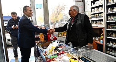 Vali Çiçek'ten esnaf ziyareti