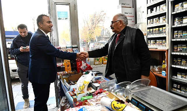 Vali Çiçek'ten esnaf ziyareti