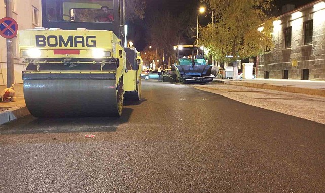 Vali devreye girdi protokol yolu sıcak asfalt oldu