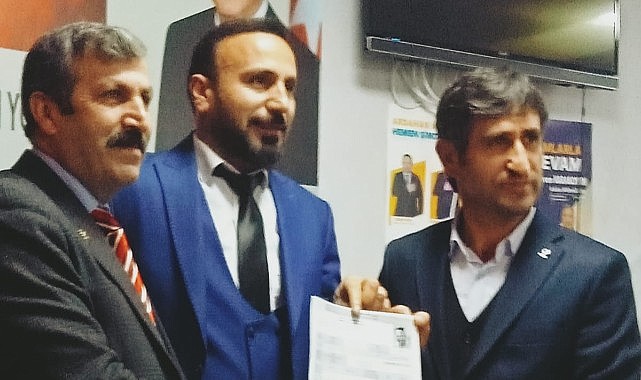 Zakir Çağlayan, AK Parti'den adaylık başvurusunu yaptı