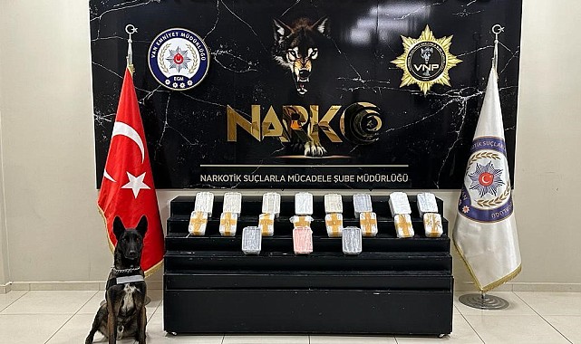 16 kilo 500 gram metamfetamin ele geçirildi