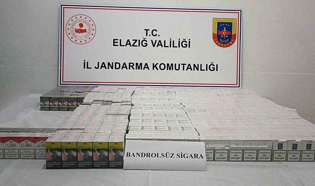 2 bin 100 paket kaçak sigara ele geçildi