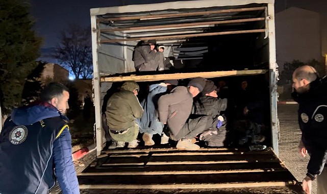 45 düzensiz göçmen yakalandı