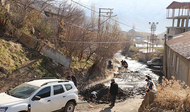 7 noktadaki su arızası giderildi