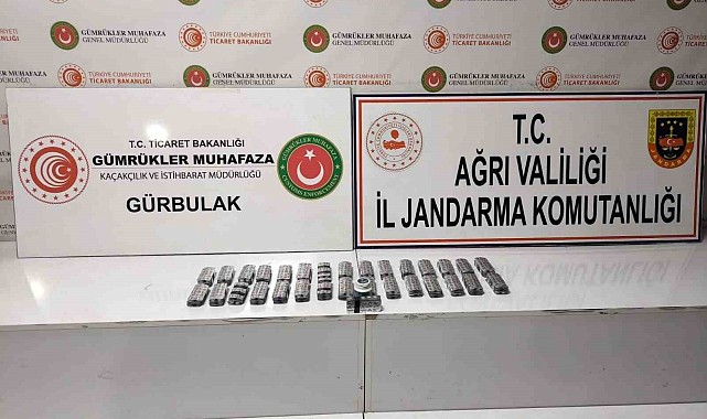 Ağrı'da uyuşturucu hap ele geçirildi