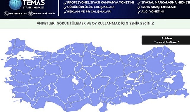 AK Parti ve MHP'nin Ardahan anket sonuçları yayınlandı! İşte sonuçlar…