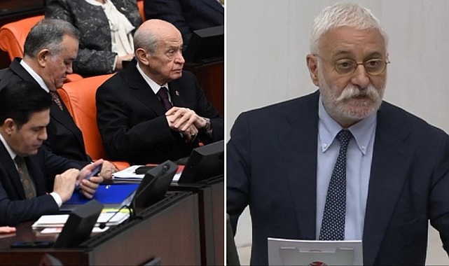 Bahçeli'den ortak bildiri tepkisi! DEM Partililer konuşurken genel kurulu terk etti