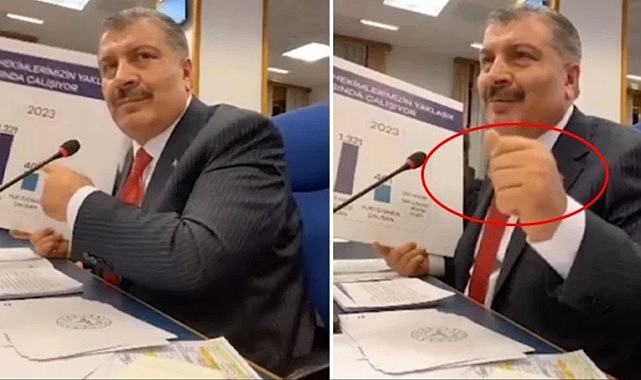 Doktorların göç nedenini para işareti yaparak açıklamıştı! Koca tepki çeken görüntüyü bu sözlerle savundu
