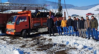 Göle Küçük Sanayi Sitesi için zemin etüt çalışması yapıldı