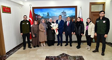 Kadın üreticilerden Vali Çiçek’e ziyaret