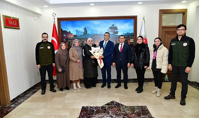 Kadın üreticilerden Vali Çiçek’e ziyaret