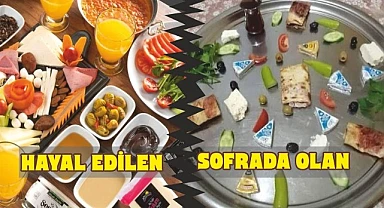 Kahvaltının tadı kaçtı... Sofralar tepsiye dönüştü