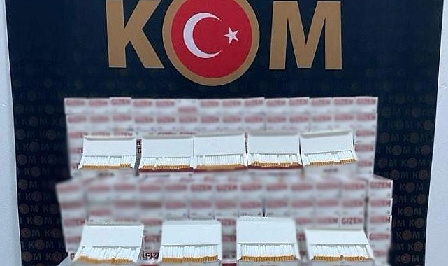 Kars'ta 61 bin 400 makaron ele geçirildi