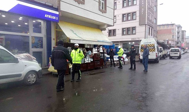Kars'ta kaldırım işgallerine zabıta ayarı