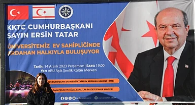 KKTC Cumhurbaşkanı Ersin Tatar Ardahan'a geliyor