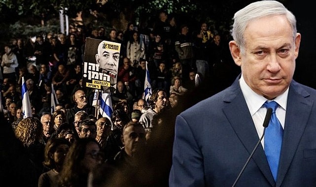 On binlerin istifaya davet ettiği Netanyahu: Hamas'tan kurtulmayı planlıyorum ama işimden kurtulmayacağım
