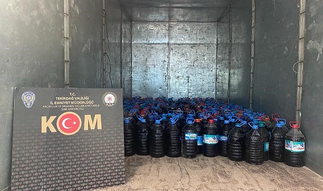 Sahte içkiye büyük darbe: 2 tona yakın ele geçirildi