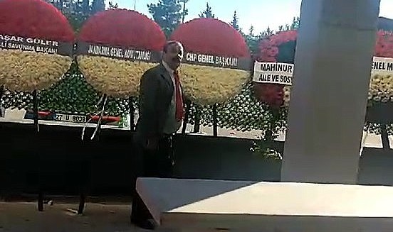 Şehit cenazesinde CHP’ye tepki