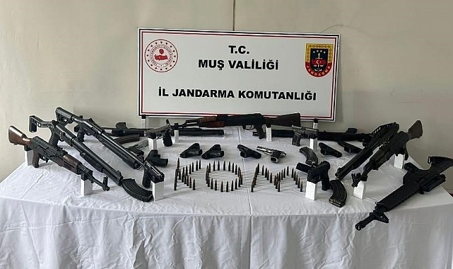 Silah ve mühimmat operasyonu: 5 tutuklama