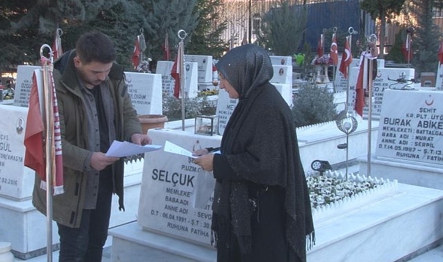 Tabuta sığmayan şehidin annesinden İmamoğlu’na: “Benim çocuğum reklam malzemesi değil”