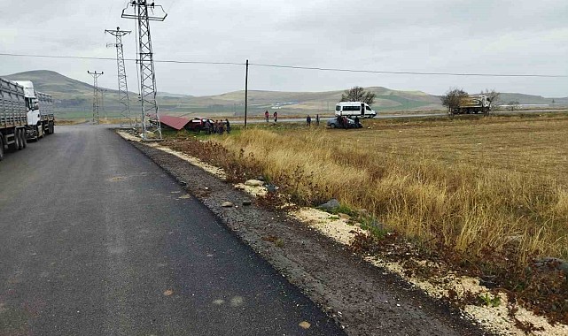 Trafik kazası:2 yaralı