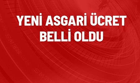 Yeni asgari ücret  belli oldu