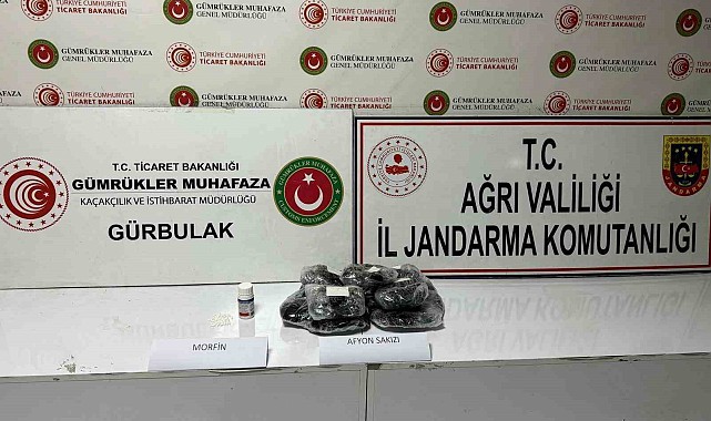 Ağrı'da çok sayıda uyuşturucu yakalandı