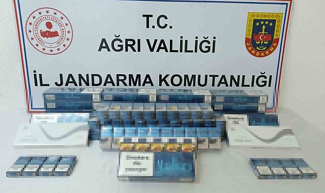Ağrı'da kaçak sigara ve çay ele geçirildi