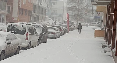 Ardahan’da kar yağışı etkili oluyor