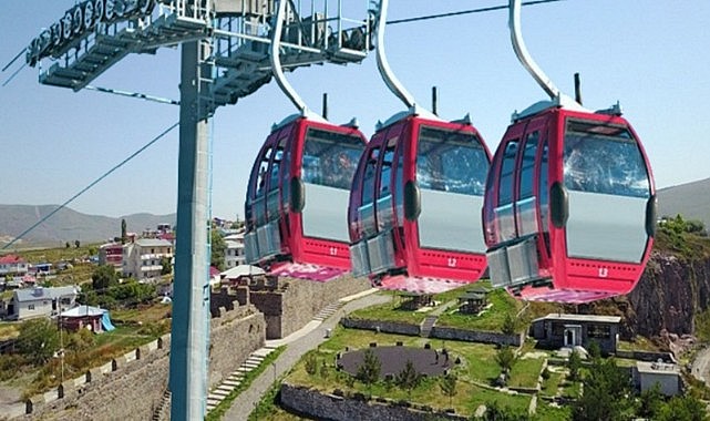 Ardahan kalesine teleferik ve seyir tepesi
