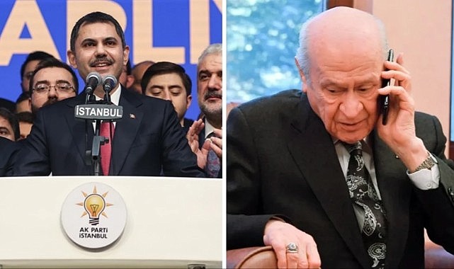 Bahçeli, Murat Kurum'u arayıp tebrik etti