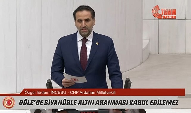 CHP’li Vekil İncesu; “Doğayı korumak için halkla omuz omuza vereceğiz”