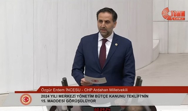 CHP’li Vekil İncesu, meclis çalışmalarını anlattı