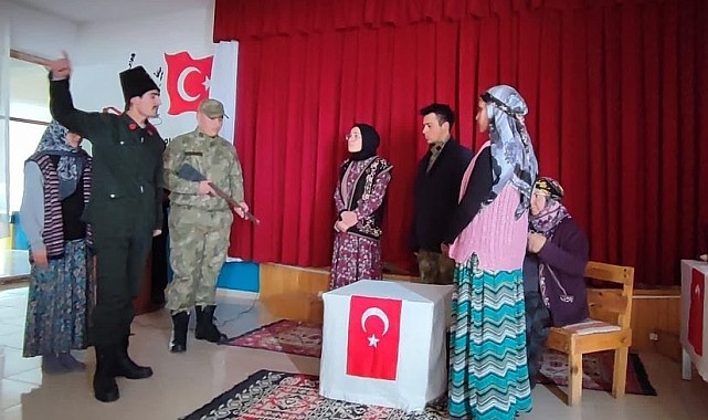 Çıldır İmam Hatip Lisesinden Şehitler İçin Anma Programı
