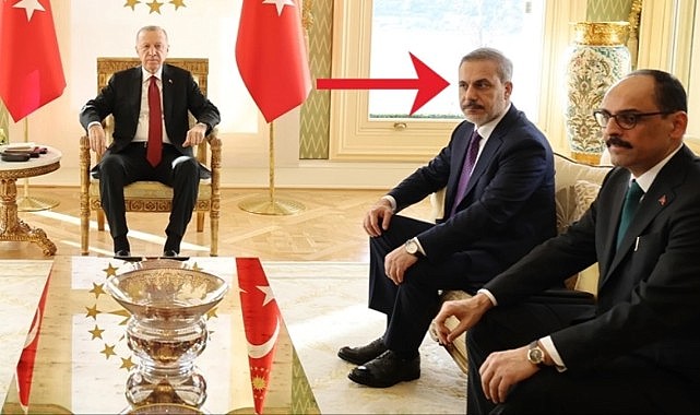 Cumhurbaşkanı Erdoğan'la Blinken'in buluşmasına Bakan Fidan'ın bakışları damga vurdu