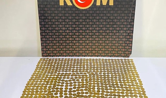 Doğu Roma İmparatorluğu'na ait 866 adet altın sikke ele geçirildi