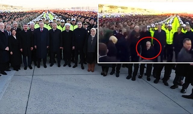 Hulki Cevizoğlu'nun Cumhurbaşkanı Erdoğan'la aynı karede yer alma gayreti