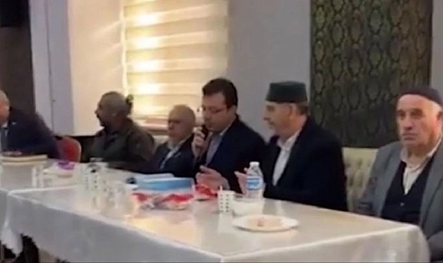İBB Başkanı Ekrem İmamoğlu taziye evinde Kur'an-ı Kerim okudu