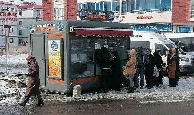 Kars'ta vatandaşlar "Halk Ekmeğe" yöneldi