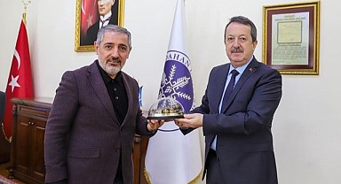 Milli Savunma Üniversitesi Rektör Yardımcısı Salman’dan Rektör Biber’e ziyaret