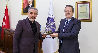 Milli Savunma Üniversitesi Rektör Yardımcısı Salman’dan Rektör Biber’e ziyaret