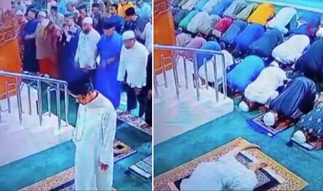 Namaz sırasında kalp krizi geçiren imam secdede vefat etti