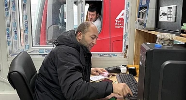 Tır parkı hizmete girdi