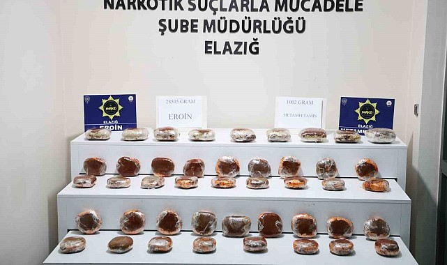 Uyuşturucuya büyük darbe: 29 kilo uyuşturucu ele geçirildi