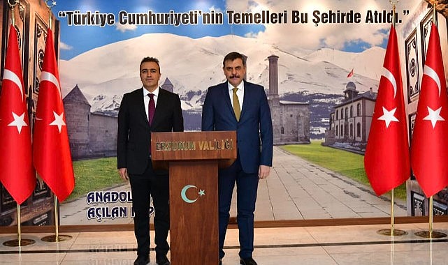 Vali Çiçek'ten yılın ilk ziyareti Erzurum'a