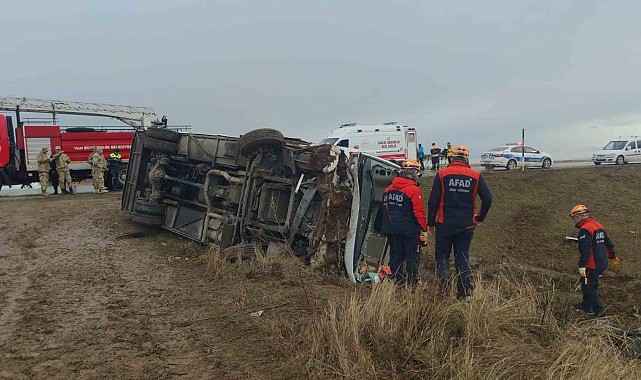 Van&#039;da trafik kazasındaki yaralı sayısı 27&#039;ye yükseldi