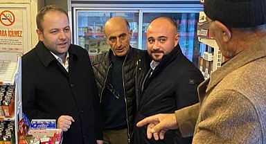 Vekil Koç, esnaf ziyaretine çıktı