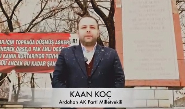 Vekil Koç, yanık cami anıtını ziyaret etti