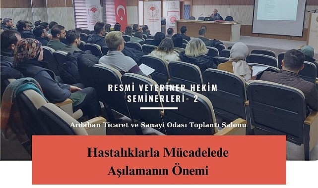 Ardahan'da Veteriner hekimlere özel eğitim